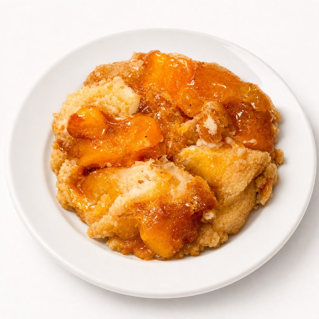 Peach Cobbler.