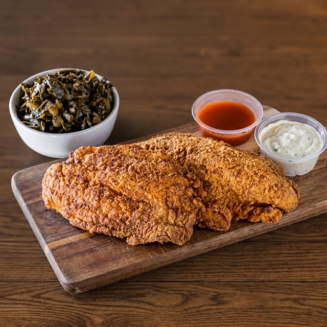 3 Pc Jumbo Catfish w/Side.