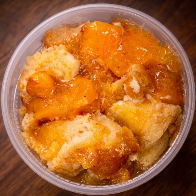 Peach Cobbler.